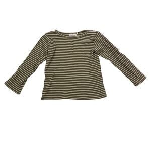 City Mouse Striped Ribbed Shirt, Size 2